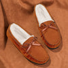 LuxeStep Elegante Moccasin Loafers | Chic strik-slippers met pluizige voering voor moeiteloze herfststijl en comfort