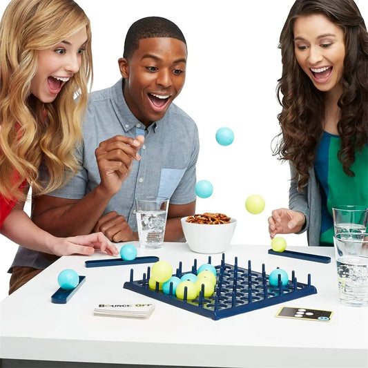 BounceElite Familie Plezier Spel Set | Boeiend springbal bordspel voor kinderen, perfect voor familie bijeenkomsten en feesten.