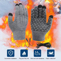 Verwarmde Handschoenen FROSTIQ | USB-opladen | Touchscreen & Antislip | Winter Thermo-handschoenen voor Buiten & Fietsen