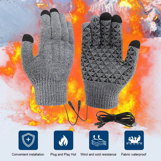 Verwarmde Handschoenen FROSTIQ | USB-opladen | Touchscreen & Antislip | Winter Thermo-handschoenen voor Buiten & Fietsen
