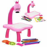ArtistryElite Tavolo da Disegno Luminoso | Tavolo da disegno interattivo per bambini con proiezione LED, stimola la creatività e l'apprendimento divertente.