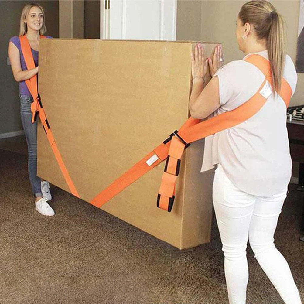 Liftingband voor twee personen - zware tillen en meubeltransport