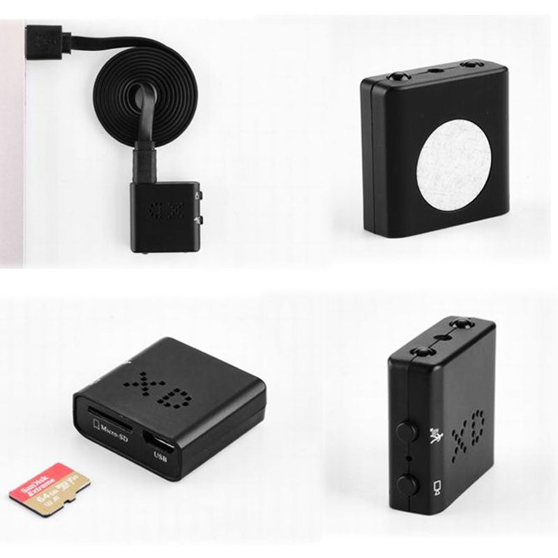 Beveiligingscamera Mini 1080P HD | IR-Nachtsicht 5 m | Bewegingsdetectie | Spotlense