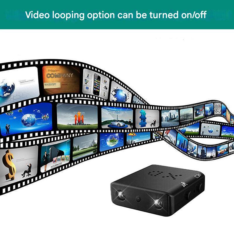 Beveiligingscamera Mini 1080P HD | IR-Nachtsicht 5 m | Bewegingsdetectie | Spotlense
