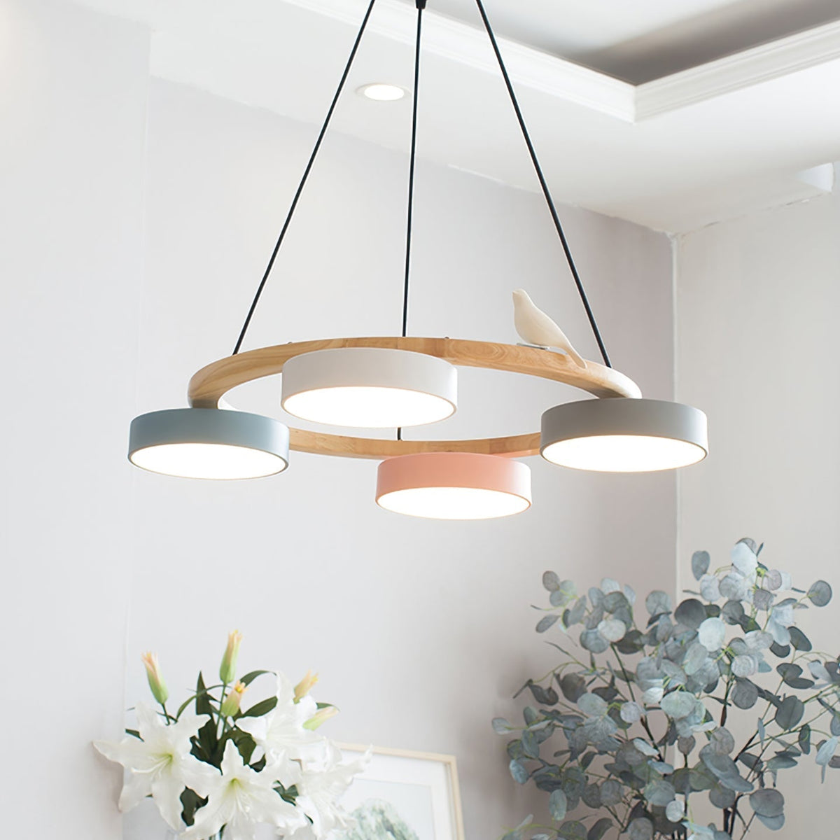 Cliff Chandelier Vogel Rond
