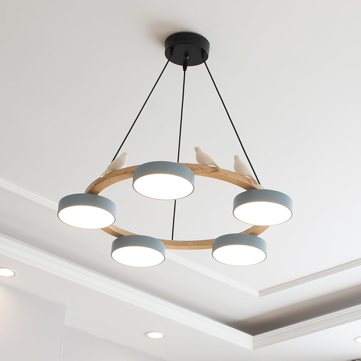Cliff Chandelier Vogel Rond