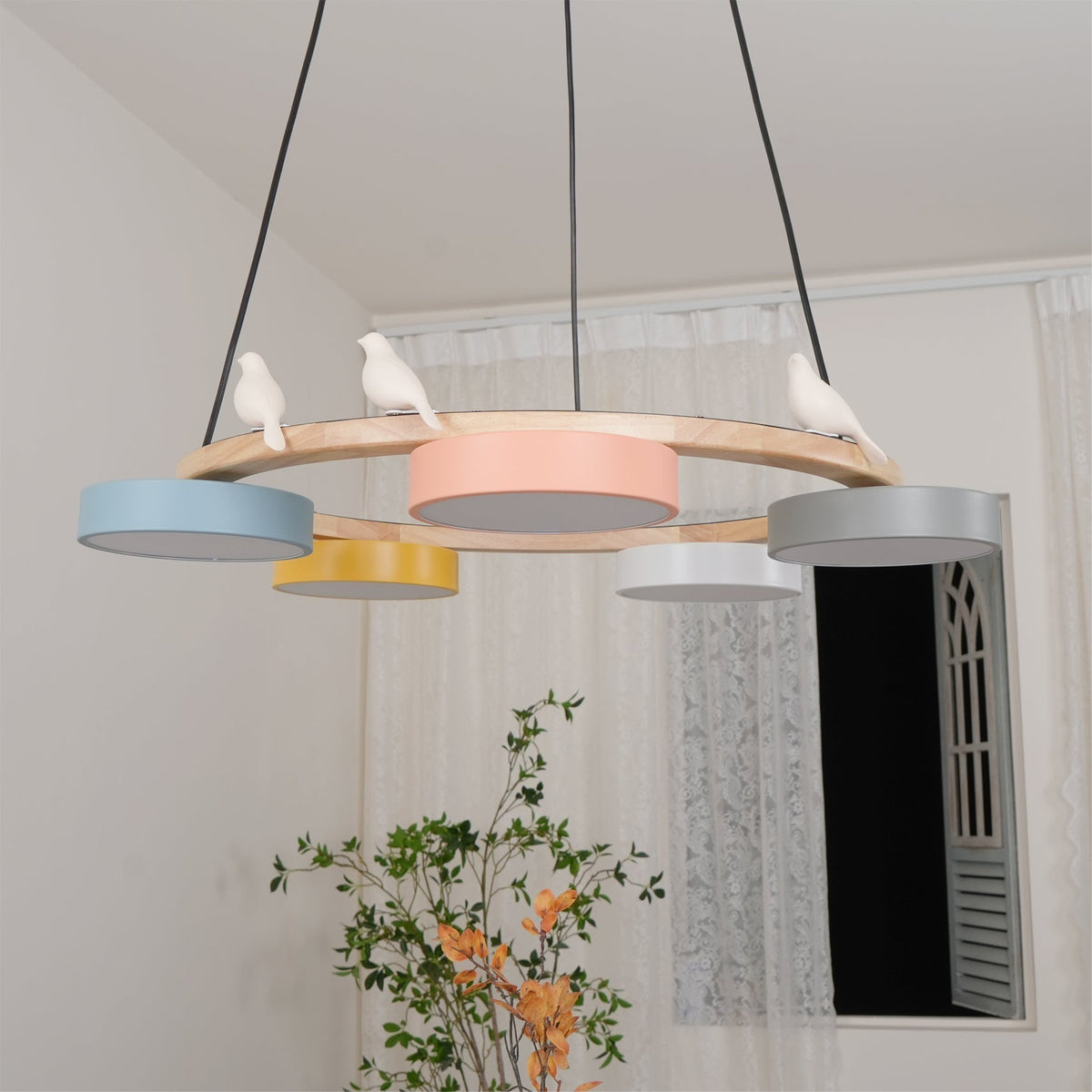 Cliff Chandelier Vogel Rond