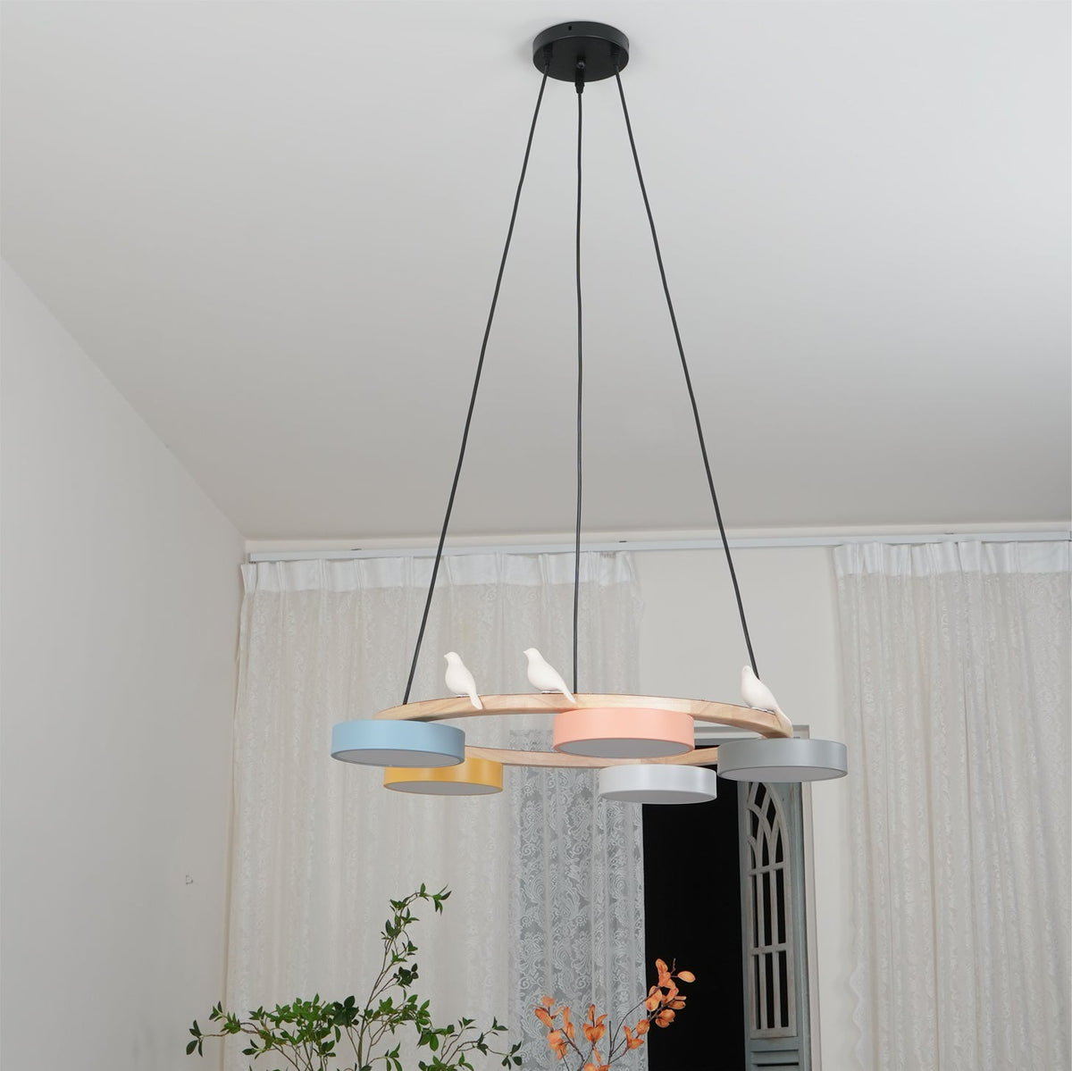 Cliff Chandelier Vogel Rond