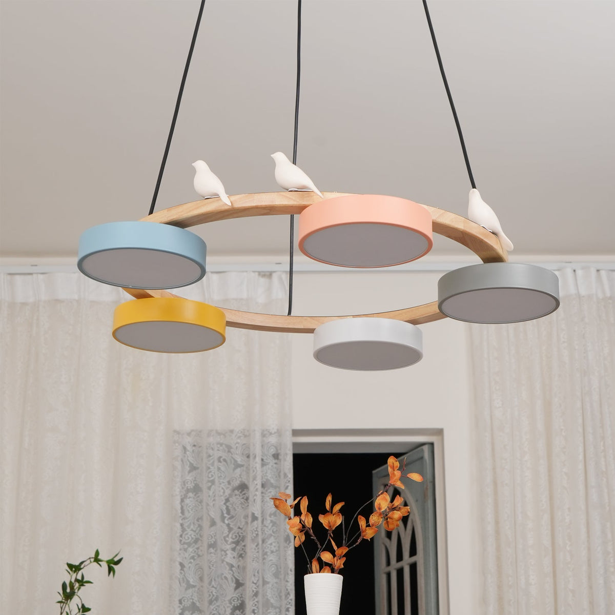 Cliff Chandelier Vogel Rond