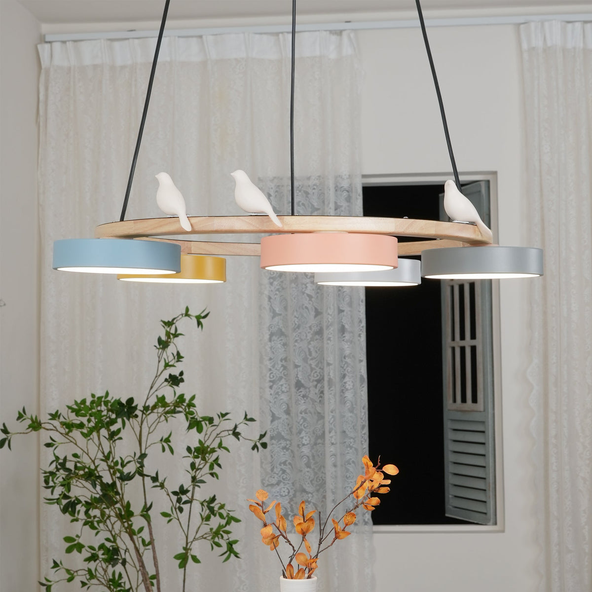 Cliff Chandelier Vogel Rond
