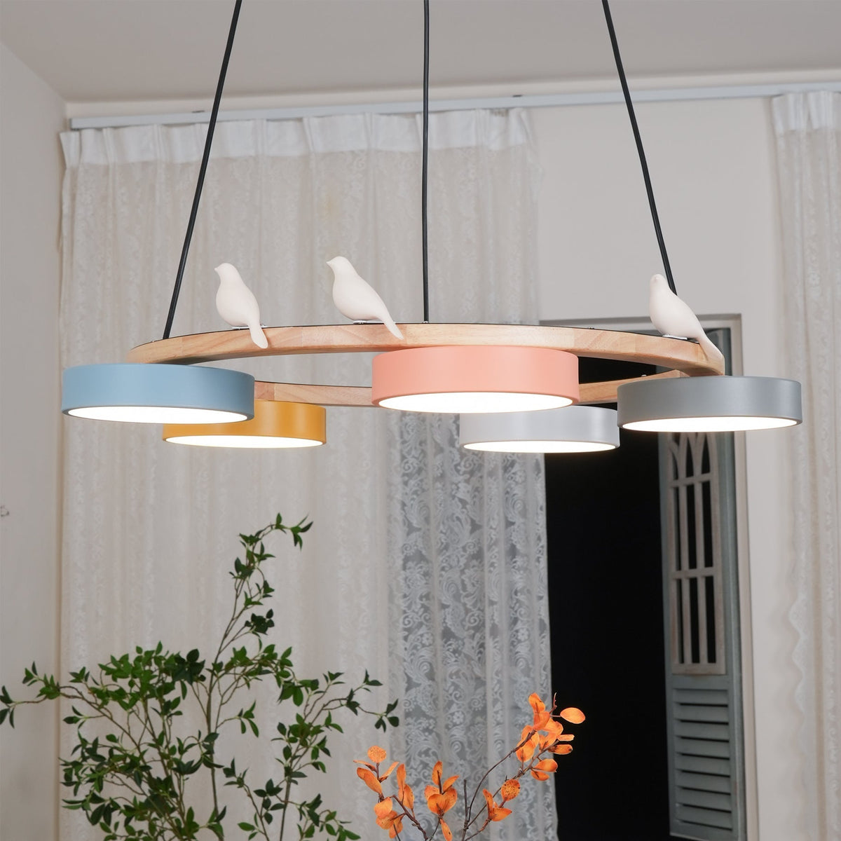 Cliff Chandelier Vogel Rond