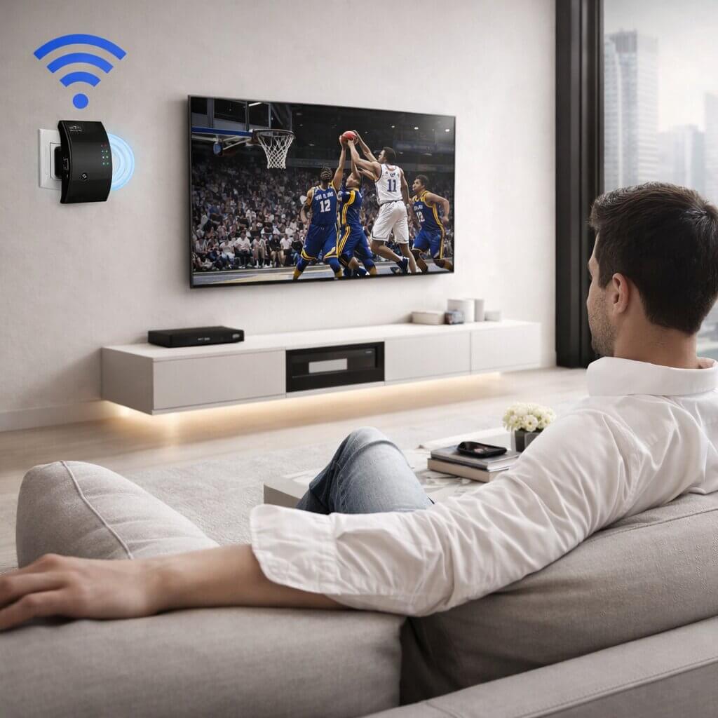 Signaalversterker | Meer Bereik | Eenvoudige Plug and Play Setup | WiFiora