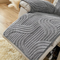 Silven Pluche Verdikte Antislip Relaxfauteuil Hoes