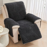 Silven Pluche Verdikte Antislip Relaxfauteuil Hoes