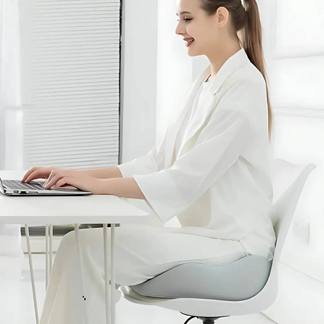 AetherFlex Ergonomisch Geheugenfoam Zitkussen voor Houdingsondersteuning