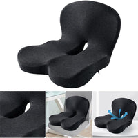 Zitkussen met lendensteun – memory foam kantoor & auto