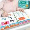 Herbruikbaar Schrijfboek | Educatief werkboek voor letters, vormen en cijfers