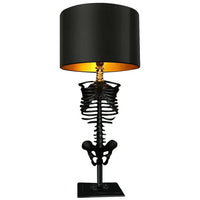 Gothic Skelett Tafel lamp | Handgemaakt Kunst Design