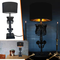 Gothic Skelett Tafel lamp | Handgemaakt Kunst Design