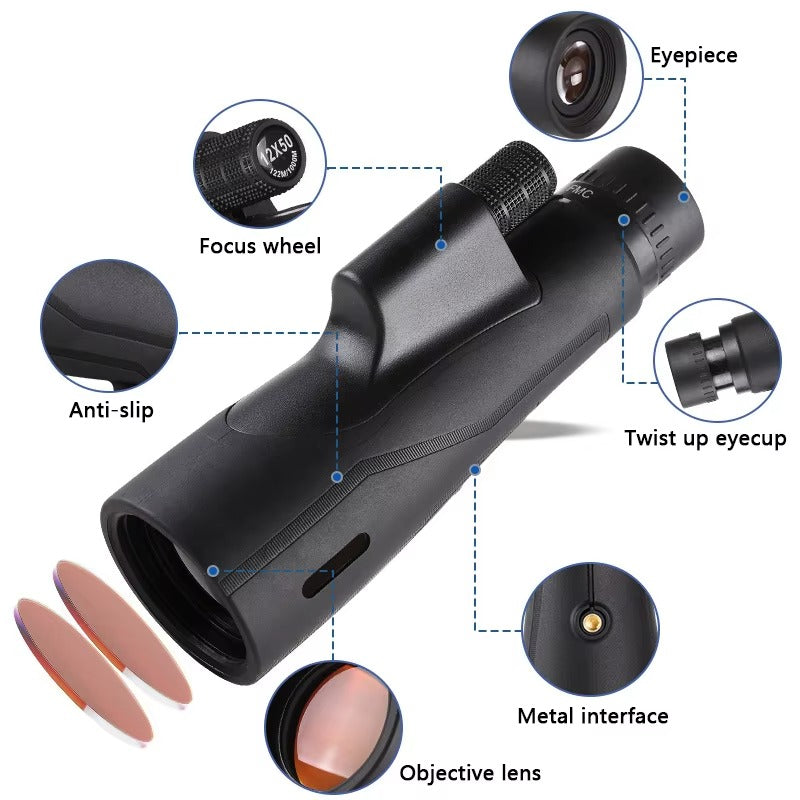 SkyZoom | High-Definition Compact Reis Telescoop met Krachtige Vergroting