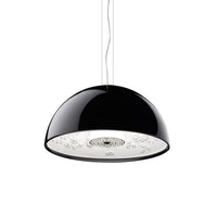 Suspensie Dôme Zwart met Elegante Geprofileerde Plafond