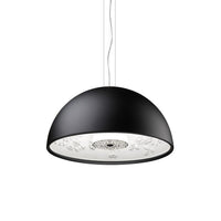 Suspensie Dôme Zwart met Elegante Geprofileerde Plafond