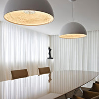 Suspensie Dôme Zwart met Elegante Geprofileerde Plafond