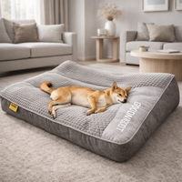 Orthopedisch Hondenkussen Groot – Luxe Geheugenschuim Hondenbed met Hoofdkussen