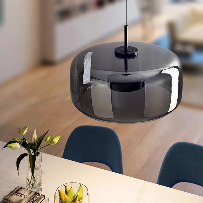 Aurea Glazen Koepel Chandelier Voor Woonkamers En Gangen Van Orntli