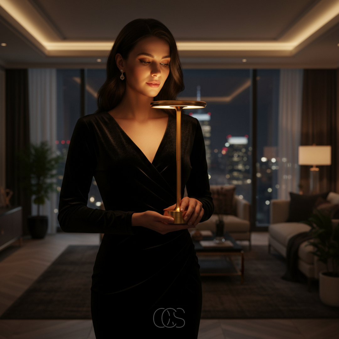 Luxe Draadloze Tafellamp - LED Verlichting
