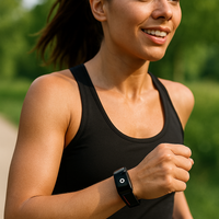 Smartwatch – Compacte Bluetooth-horloge met HD-touchscreen & Activiteitstracking voor dagelijks leven en fitness