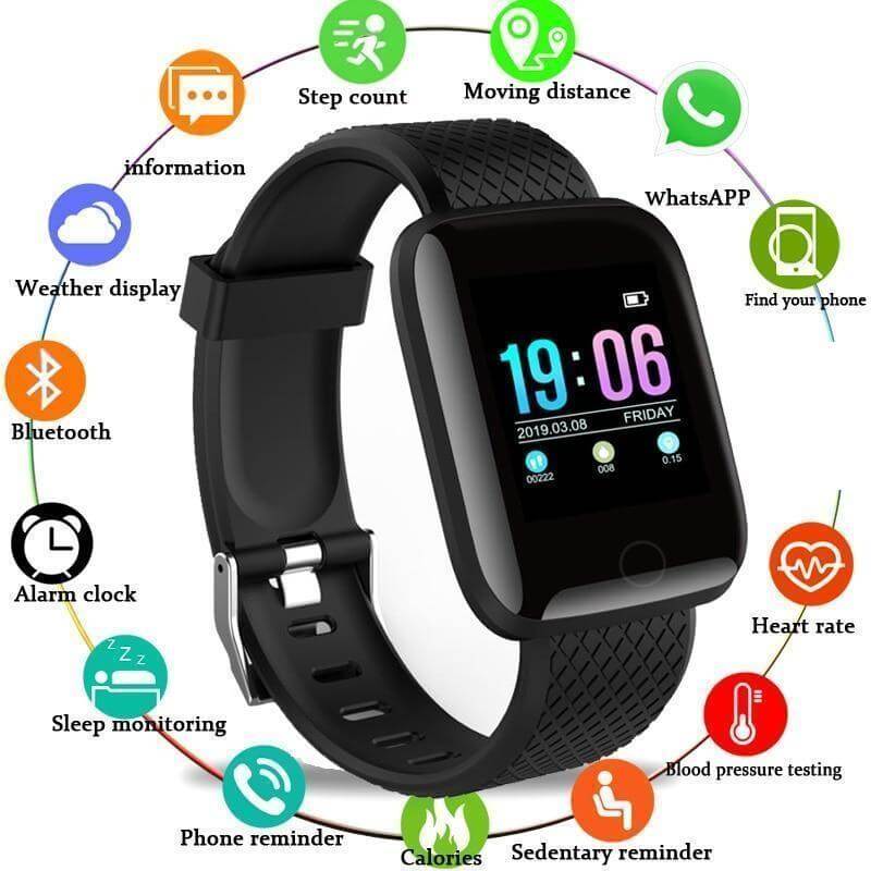 Intelligente Fitness Tracker Horloge