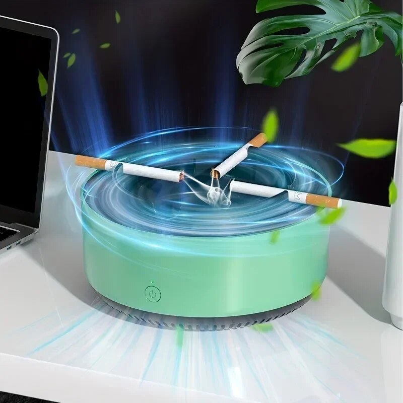 AeroScent Pro | Luchtreiniger voor rookverwijdering met geavanceerde filtratie en LED-simulator