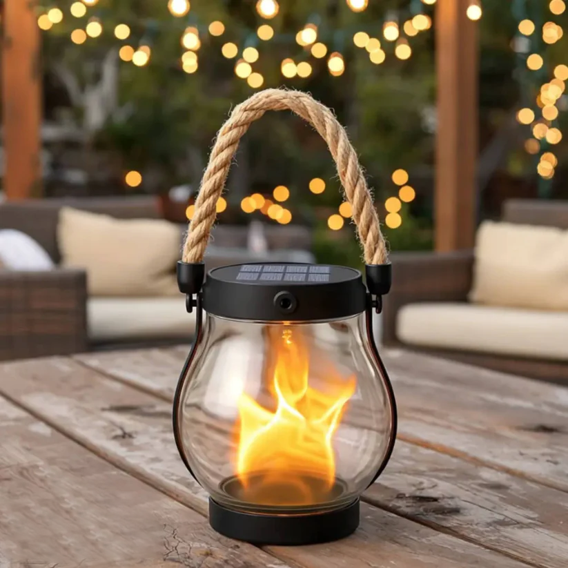 Zonne-Gartenlantaarns | Vlam-effect | Weerbestendig | WildLight