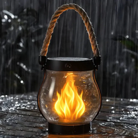 Zonne-Gartenlantaarns | Vlam-effect | Weerbestendig | WildLight