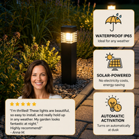 Zonne-LED Bodemverlichting | Waterdicht | Automatisch | SolarPath