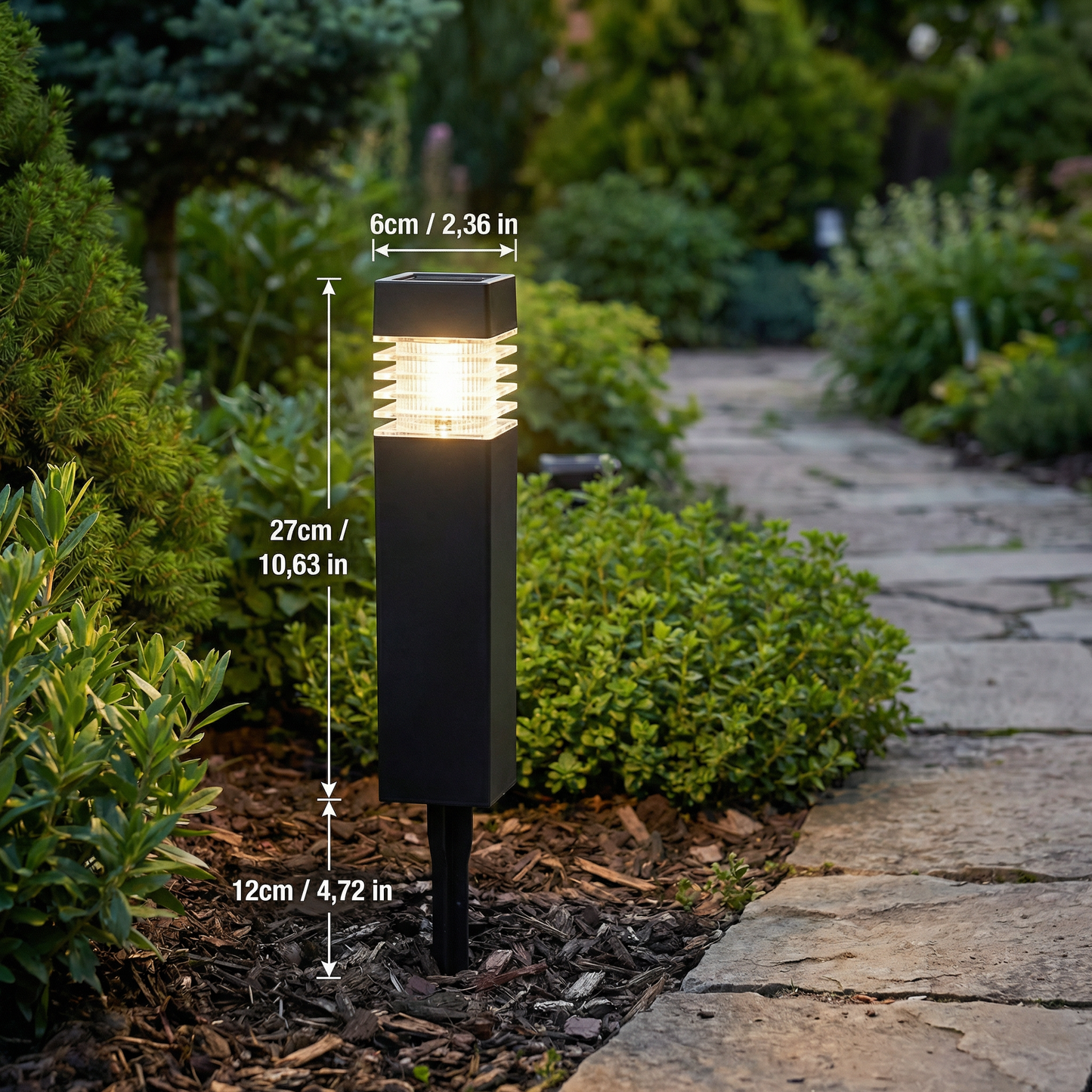 Zonne-LED Bodemverlichting | Waterdicht | Automatisch | SolarPath