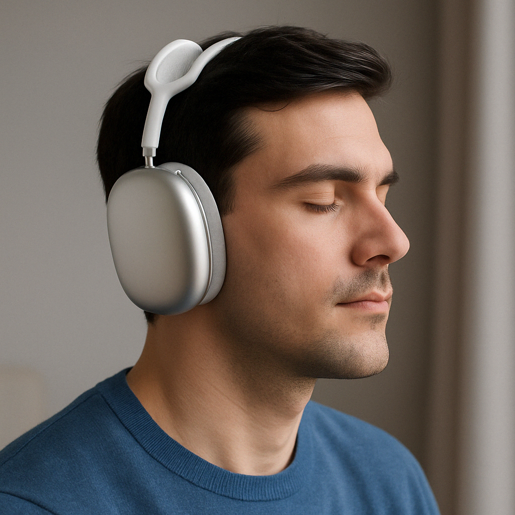 SonoVibe | Draadloze Bluetooth Koptelefoon met Actieve Geluidsonderdrukking