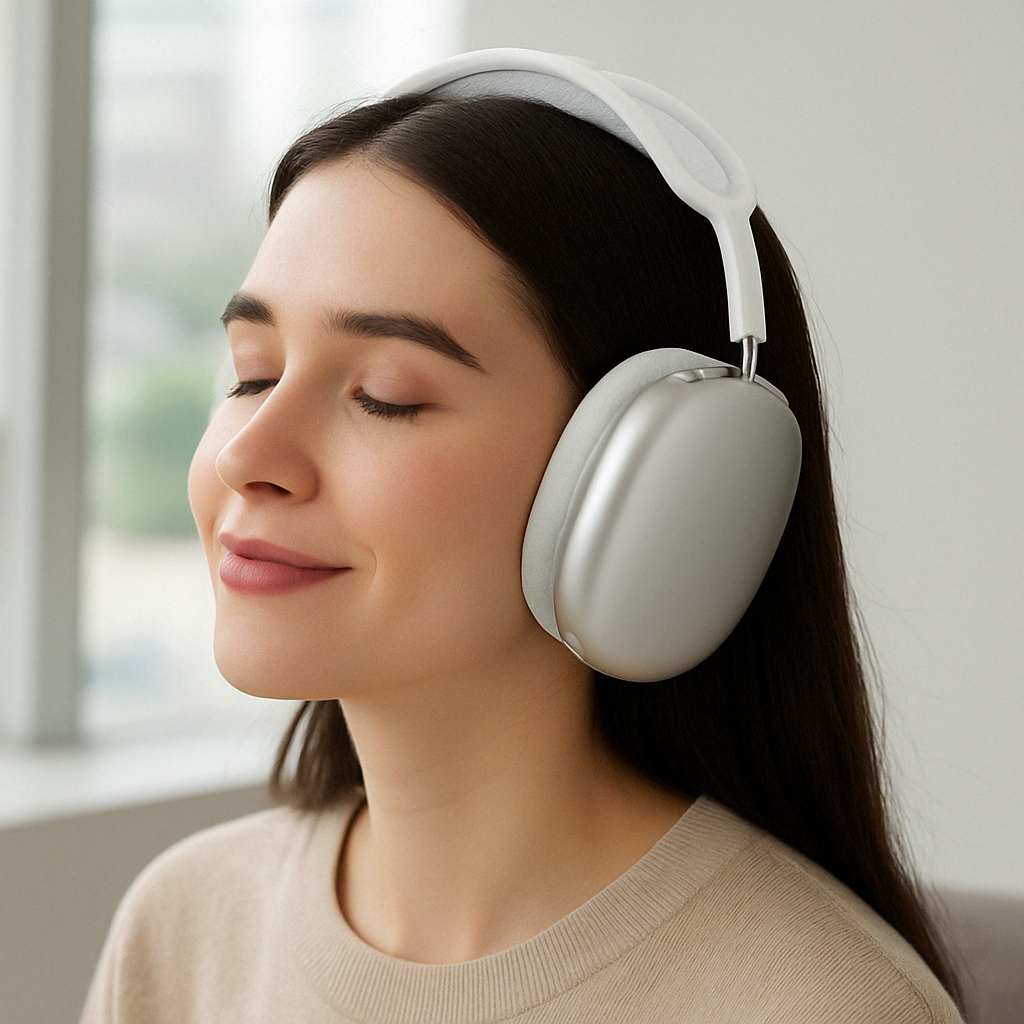 SonoVibe | Draadloze Bluetooth Koptelefoon met Actieve Geluidsonderdrukking