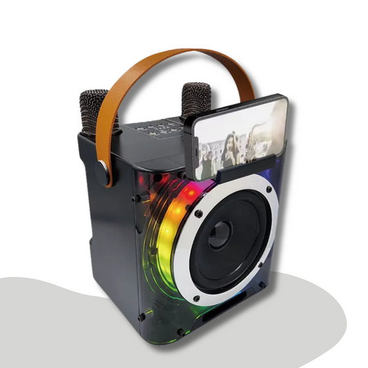 SoundBliss – Draagbare karaoke luidspreker met meeslepende audio en draadloze microfoons