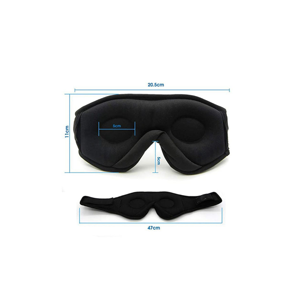 Slaapmasker met hoofdtelefoon – verduistering & ontspanning