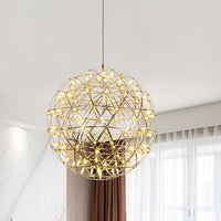 Ivthayra Luxe Postmoderne Gouden Bol Hanglamp