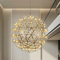 Ivthayra Luxe Postmoderne Gouden Bol Hanglamp