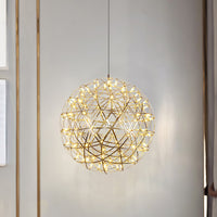 Ivthayra Luxe Postmoderne Gouden Bol Hanglamp
