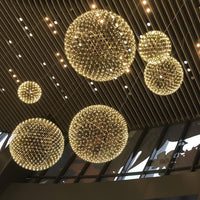 Ivthayra Luxe Postmoderne Gouden Bol Hanglamp