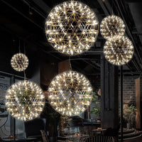 Ivthayra Luxe Postmoderne Gouden Bol Hanglamp