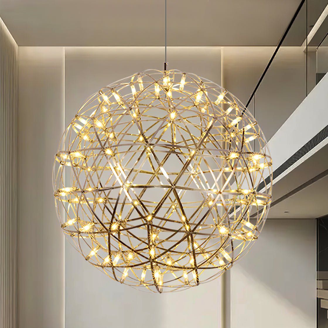Ivthayra Luxe Postmoderne Gouden Bol Hanglamp