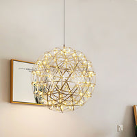 Ivthayra Luxe Postmoderne Gouden Bol Hanglamp