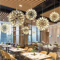 Ivthayra Luxe Postmoderne Gouden Bol Hanglamp