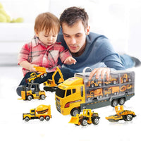 Speelgoedauto | Bouwvoertuigen Set | Robuust & Educatief | PlayMe